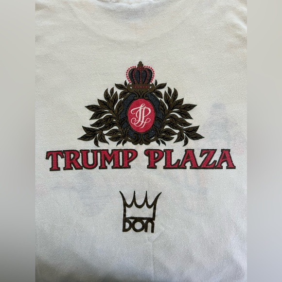 RARE Vintage 80s Mike Tyson Larry Holmes Trump Plaza Single Stitch Graphic Shirt - Picture 9 of 15